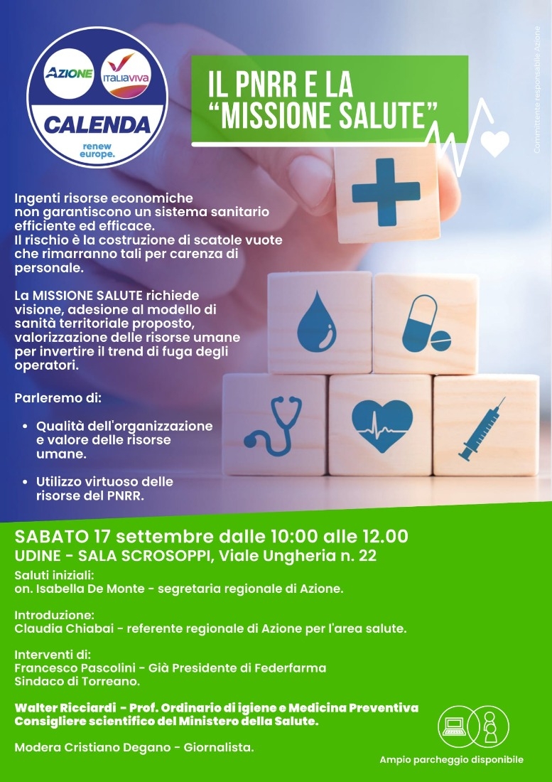 IL PNRR E LA ''MISSIONE SALUTE'' IL PNRR E LA ''MISSIONE SALUTE''