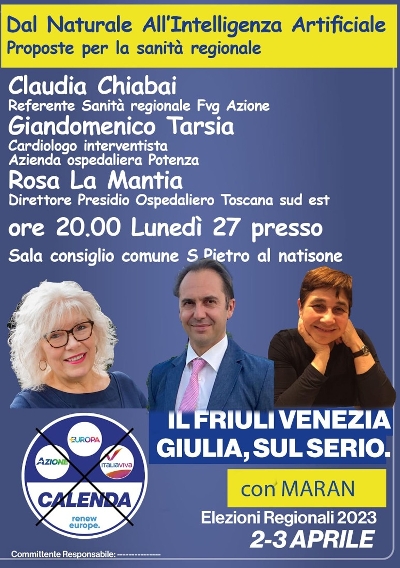 SANITA' REGIONALE - IL MIO IMPEGNO