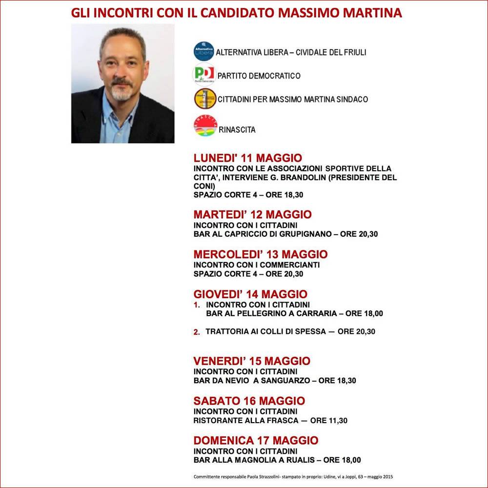 Massimo Martina Candidato Sindaco